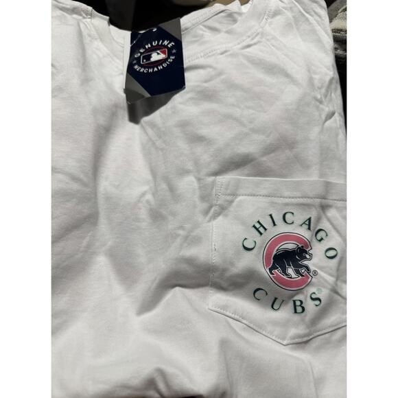 Chicago Cubs MLB Genuine Merchandise Short Sleeve T Shirt Womens 2XL Magestic - Picture 1 of 4